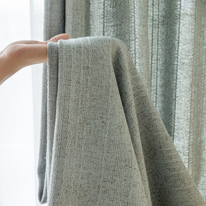 The Easy-Care Linen Look Curtain | Custom Length