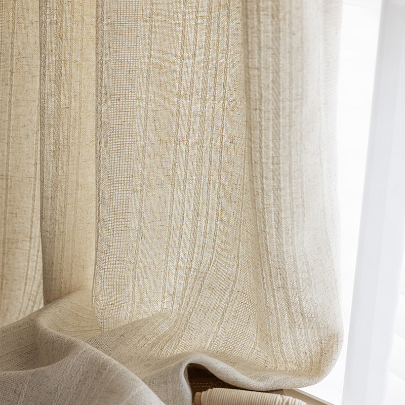 The Easy-Care Linen Look Curtain | Custom Length