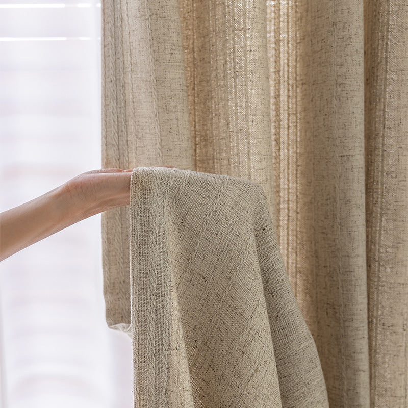 The Easy-Care Linen Look Curtain | Custom Length
