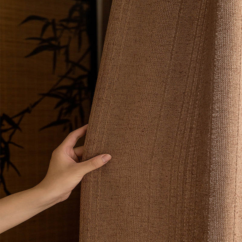 The Easy-Care Linen Look Curtain | Custom Length